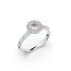 Festive Isabella Morganiitti timanttisormus, valkokulta 595-052M-VK