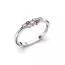 Festive Nadja Pink timanttisormus, platina 650-018P-PT