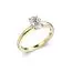 Festive Selena timanttisormus, keltakulta 683-070-KK