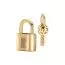 Pandora Padlock & Key Dangle AnhängerCharme 760088C01-1