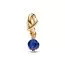 Pandora Faceted Blue Eternity Circle Dangle Charme 763462C09 / September-1