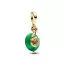 Pandora Snake Green Murano Glass Dangle Charme 763617C01-1