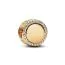 Pandora Engravable Button Charme 768747C01-1