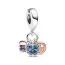 Pandora Heart Butterfly Peace Charme 782572C01-1