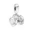 Pandora Dangle Rose Padlock Charme 790086C00-1
