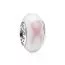 Pandora Pink Ribbon Murano Charme 790928-1