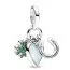 Pandora Four-leaf Clover, Heart & Horseshoe Charme 792755C01-1