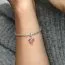 Pandora Candy Cane Heart Charme 792822C01-1