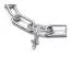 Pandora ME Cross Charme 793044C01-1