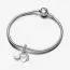 Pandora White Rose in Bloom Double Dangle hela 793200C01-3