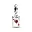 Pandora Disney Villains Queen of Hearts Double Dangle Charme 793420C01-1