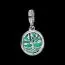 Pandora Glow-in-the-dark Infinity Tree Double Dangle Charme 793599C01-3