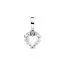 Pandora Sparkling Heart Double Dangle Charme 793765C01-2