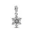 Pandora Opalescent Snowflake Double Dangle Berlock 794142C01