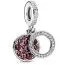 Pandora Sparkling Red Disc berlock 799186C03-1