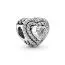 Pandora Levelled Hearts Charme 799218C01-1