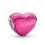 Pandora Metallic Pink Heart Charme 799291C03-1