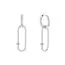 Calvin Klein Elongated Oval Ohrringe CKJ35000181-1