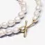 Pandora Baroque Treated Freshwater Cultured Pearls T-bar Collier kaulakoru 45 cm 363305C01-45-2