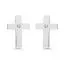 Hopeiset ristikorvakorut E-1322Z-1
