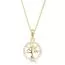 Silver Necklace Tree of Life, Gold-plated BOL-N1965ZG/40-45CM