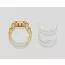 Casio CRW-001G-9 Gold Watch Ring