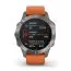 Garmin Fenix 6 Sapphire Titanium-Orange 010-02158-14-3