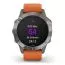 Garmin Fenix 6 Sapphire Titanium-Orange 010-02158-14-2