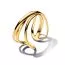 Pandora Organically Shaped Triple Band Open sormus 163284C00-3