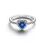 Pandora Elevated Princess Blue Heart sormus 198421C09