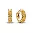 Pandora Yellow Hoop Ohrringe 263851C02-1