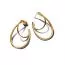 Pandora Organically Shaped Double Hoop Ohrringe 263870C00-1