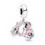 Pandora Pink Scooter Dangle Charme 791057C01-1
