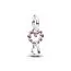 Pandora Connected Hearts & Red Stones Dangle Charm hela 794435C01