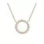 Gyllene halsband 42+3 mm JD28090/4YG-1