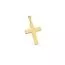 Kultainen ristiriipus 20 x 15 mm JPPC0004-01-1
