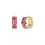 Guess Crazy Geometrical korvakorut / vaaleanpunainen JUBE03305JWYGFCT/U-1