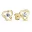 Gold Ohrringe, Blume K-E92015Z-1