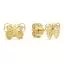 Gold Ohrringe, Schmetterling K-E95694-1