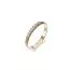 Kalevala Ikiaikainen timanttisormus, keltakulta 7 x 0.02ct 141000112D-16