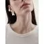 Kalevala x Marimekko Unikko Earrings, small 261001200T