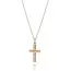 Lumoava Oiva ristikaulakoru 45cm 14K L70231600000-1