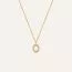 Mockberg Petite Stone Letter, O Halskette MB0085-1