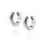 Mockberg Ribbed Hoops Örhängen MO296