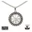 Northern Viking Jewelry Riimu Viikinkompassi -kaulakoru NVJRS086-1