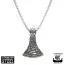 Northern Viking Jewelry Axehead- kaulakoru NVJRS012 (50cm)-1