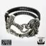 Northern Viking Jewelry Thor's Hammer Wolf Head rannekoru NVJRA013-1