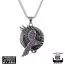 Northern Viking Jewelry Flying Raven -kaulakoru 60 cm NVJRS112-1