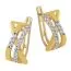 Gold Ohrringe OT48800-CZ-YW-WPL-1