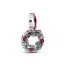 Pandora Holiday Wreath Double Dangle Charme 794238C01